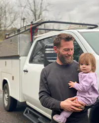 Picture of Jim and his daughter